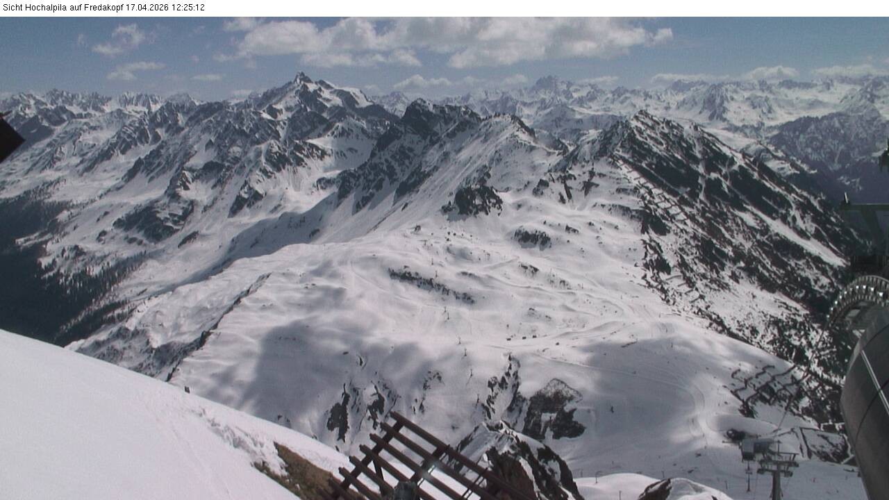 Archiv Foto Webcam Hochalpila Bahn in der Silvretta Montafon