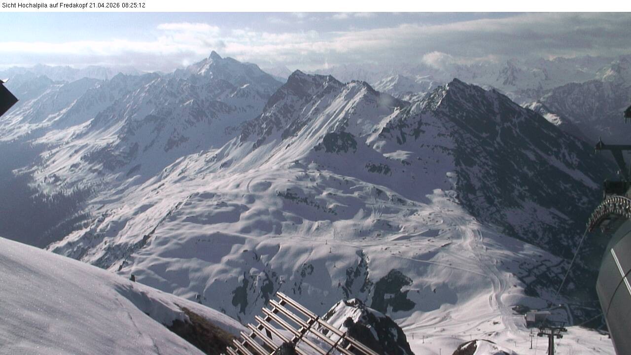 Archiv Foto Webcam Hochalpila Bahn in der Silvretta Montafon