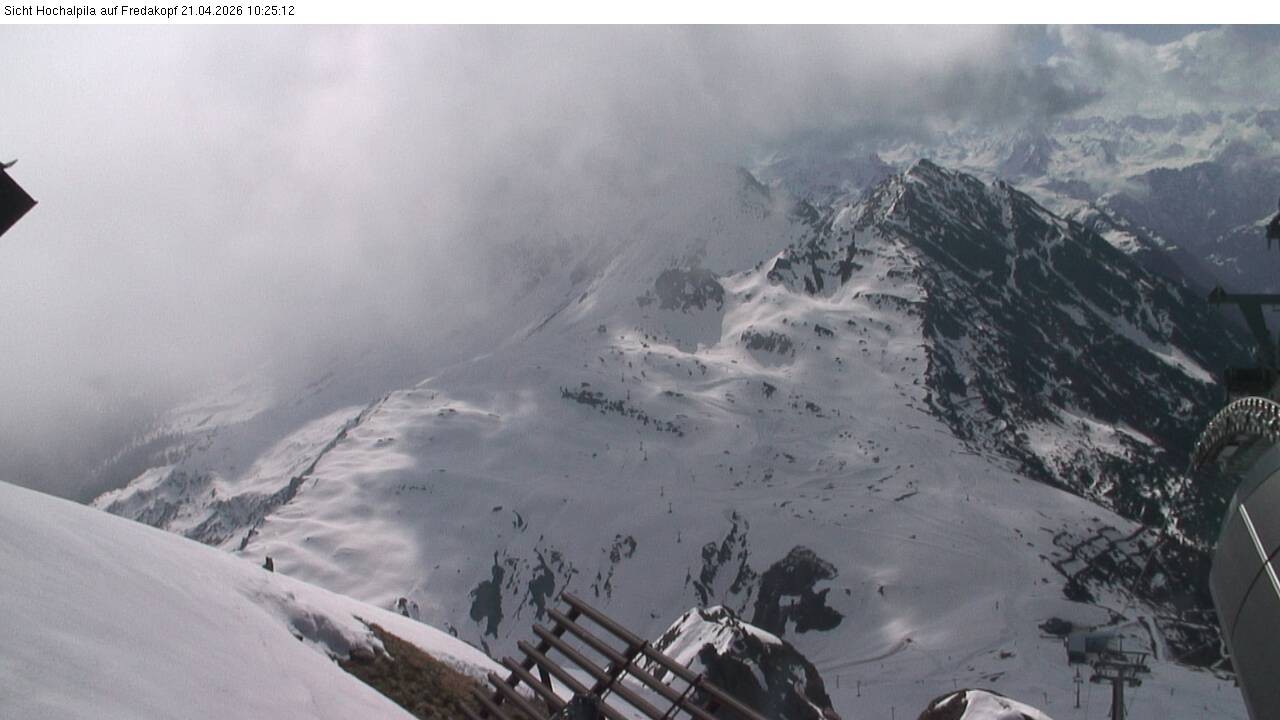 Archiv Foto Webcam Hochalpila Bahn in der Silvretta Montafon