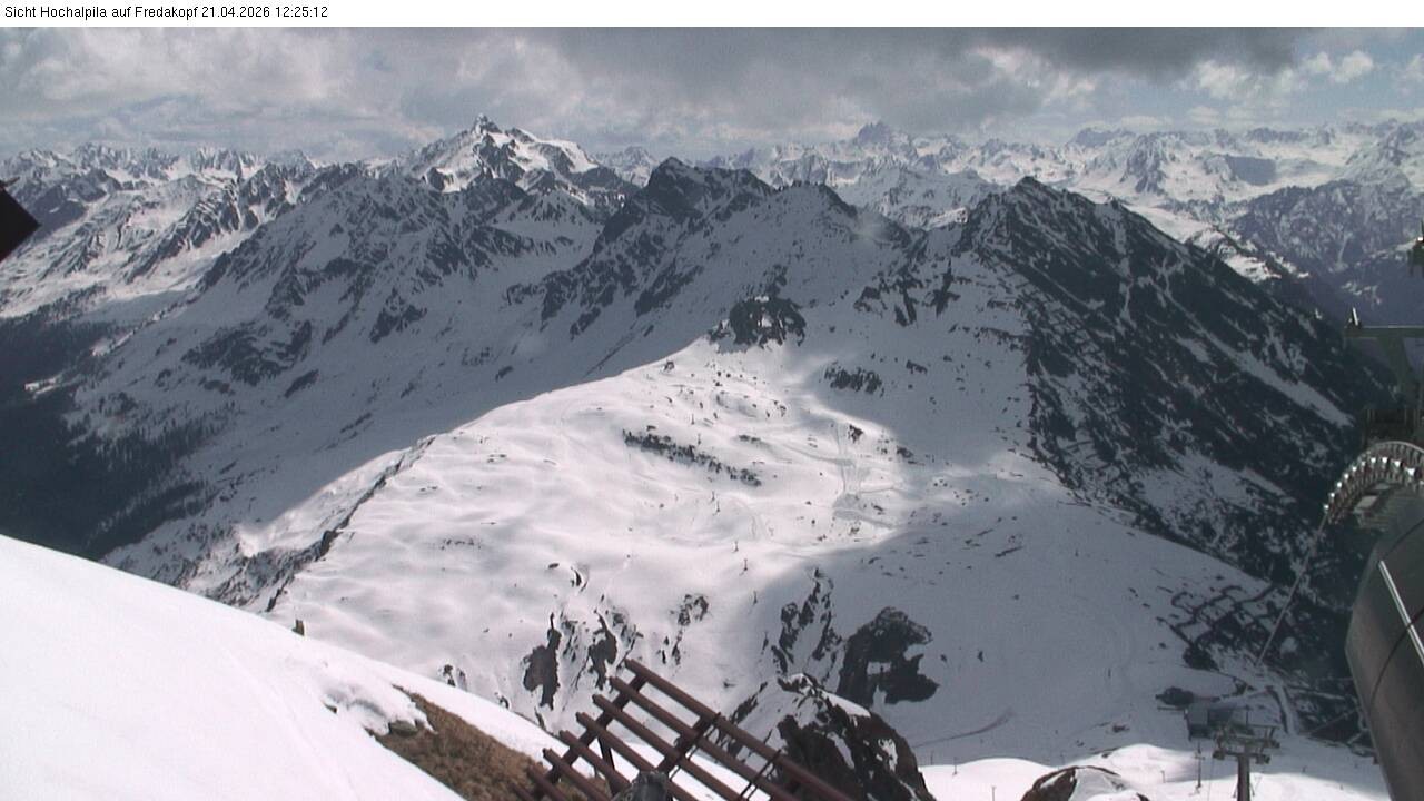 Archiv Foto Webcam Hochalpila Bahn in der Silvretta Montafon