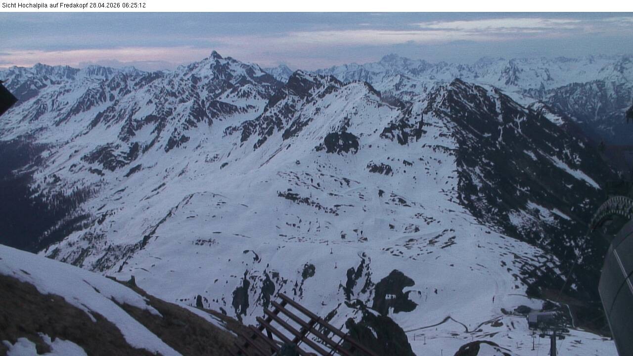 Archiv Foto Webcam Hochalpila Bahn in der Silvretta Montafon