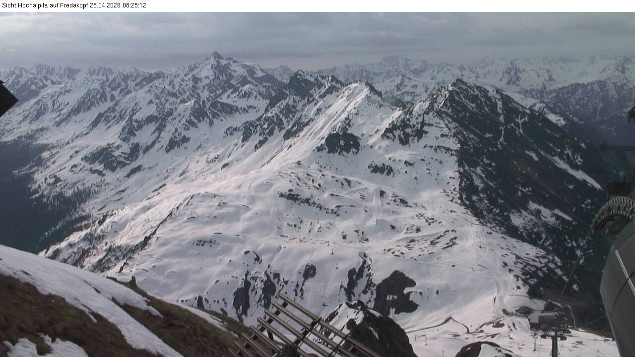 Archiv Foto Webcam Hochalpila Bahn in der Silvretta Montafon