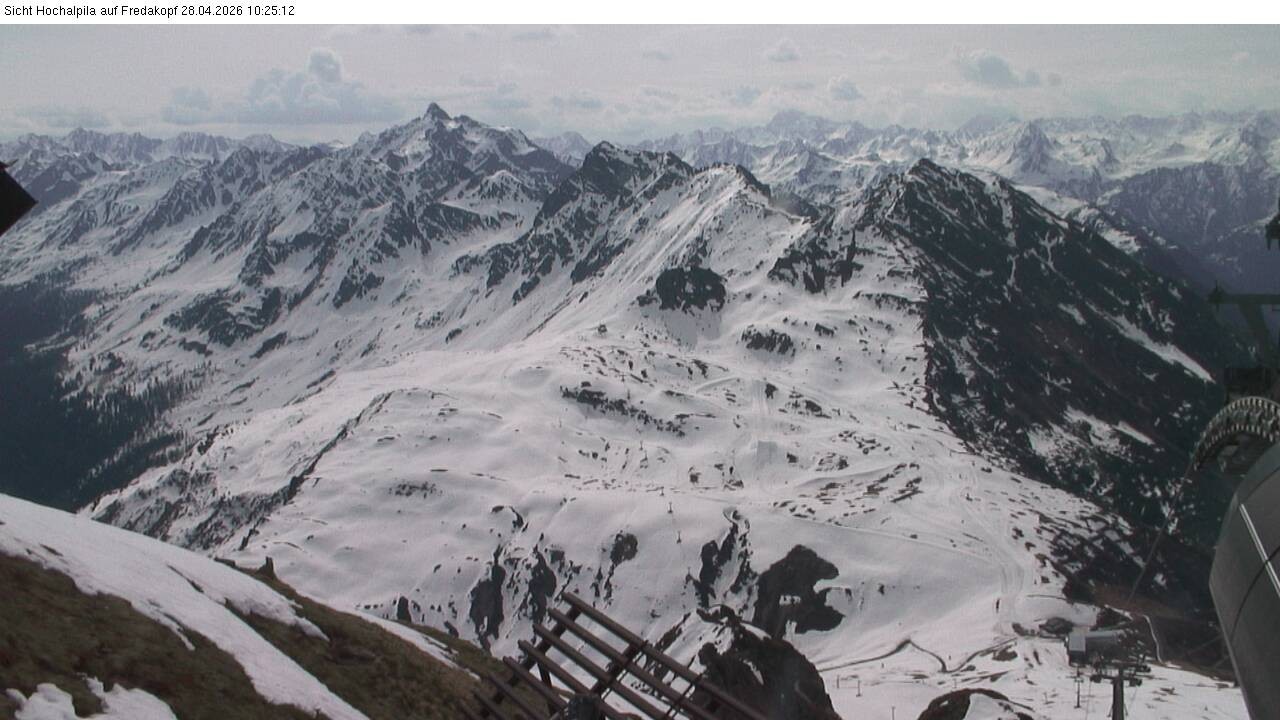Archiv Foto Webcam Hochalpila Bahn in der Silvretta Montafon