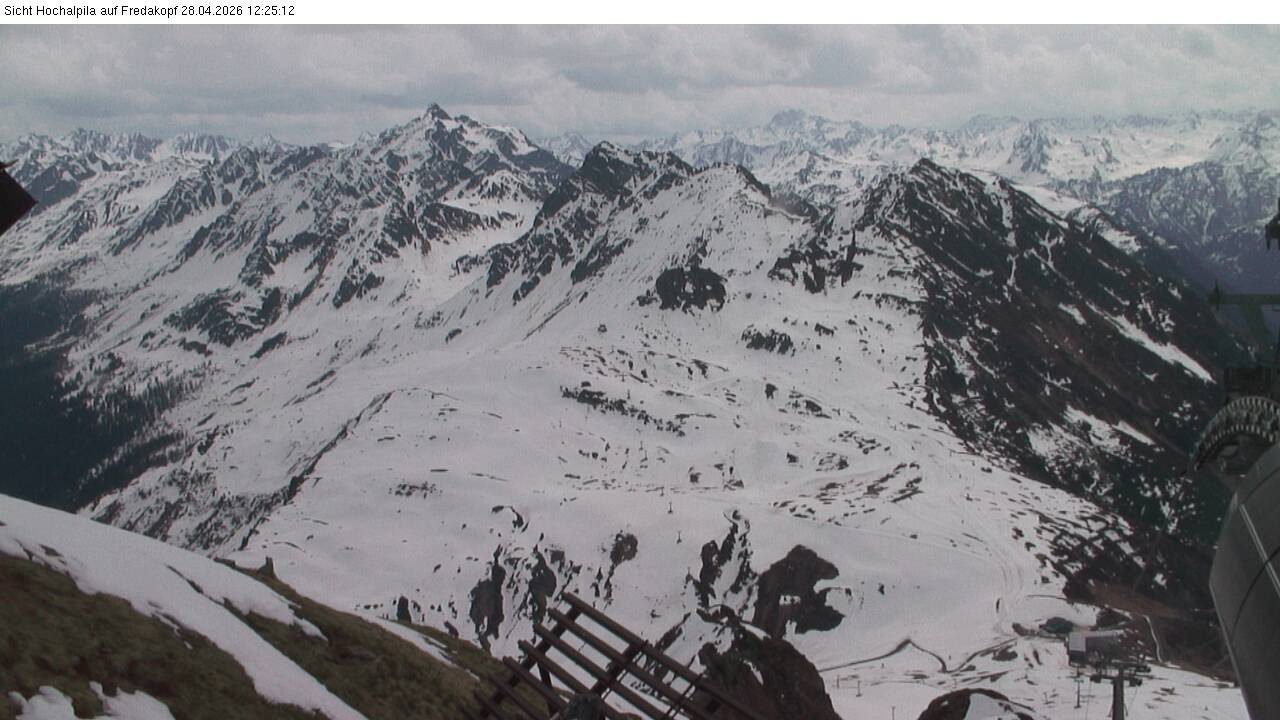 Archiv Foto Webcam Hochalpila Bahn in der Silvretta Montafon