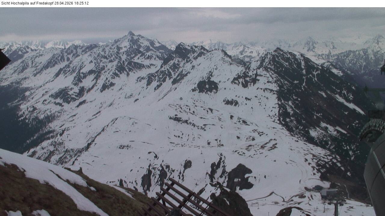 Archiv Foto Webcam Hochalpila Bahn in der Silvretta Montafon