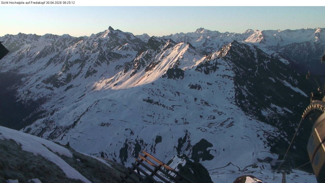 Archiv Foto Webcam Hochalpila Bahn in der Silvretta Montafon