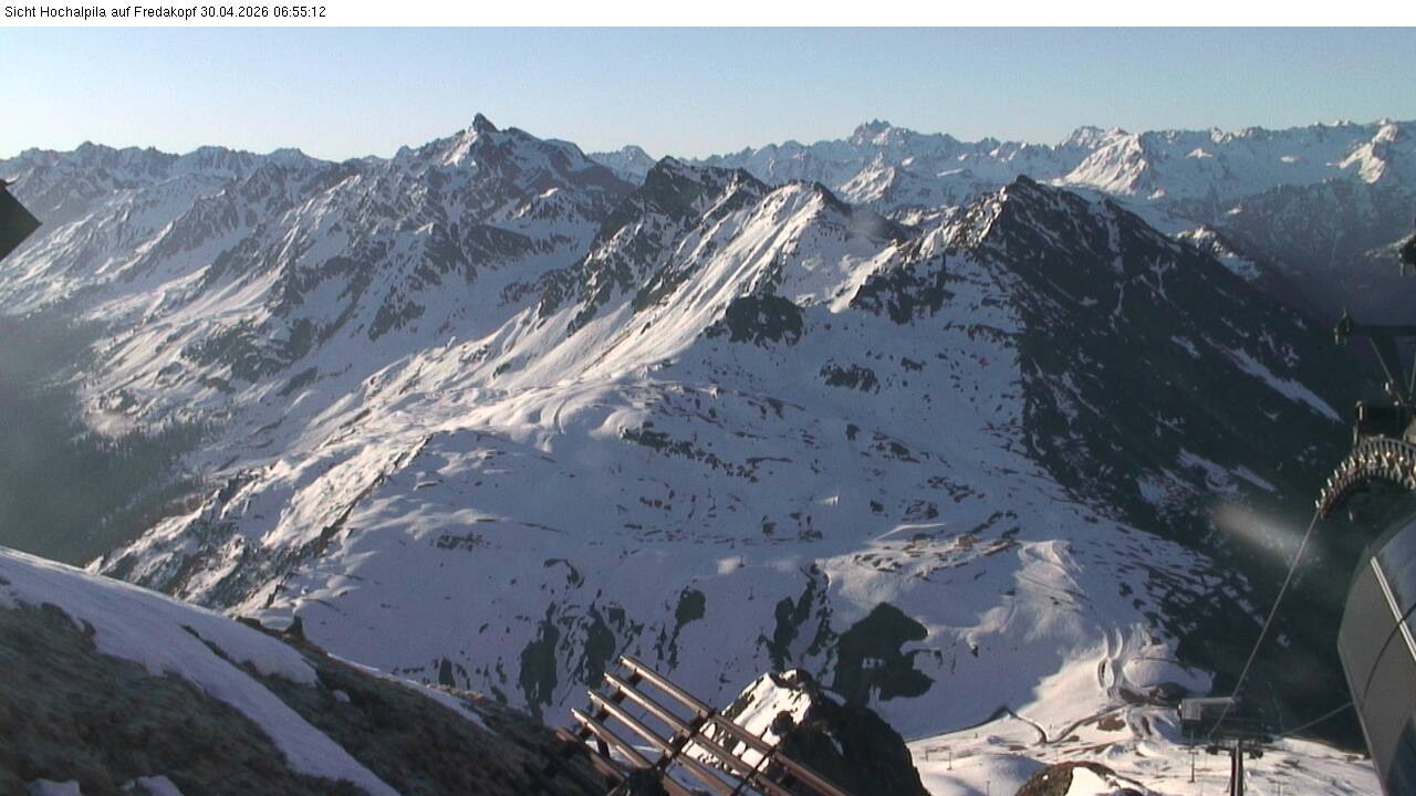 Archiv Foto Webcam Hochalpila Bahn in der Silvretta Montafon