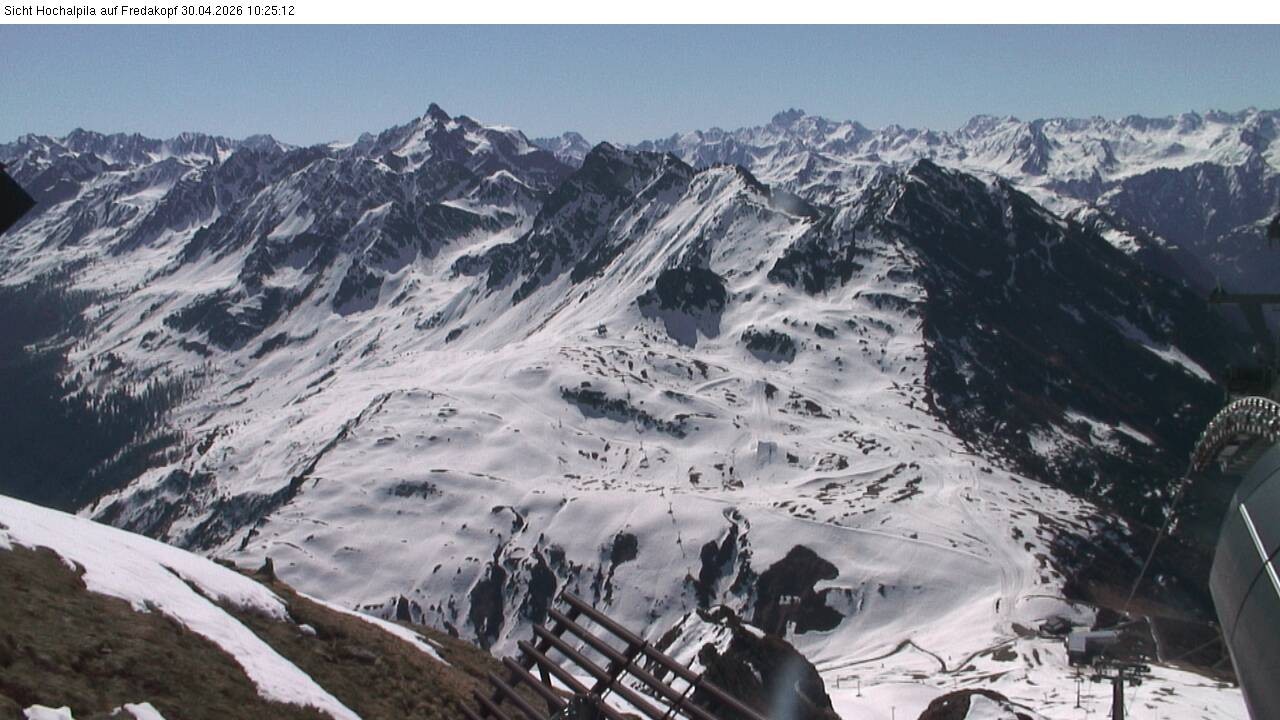 Archiv Foto Webcam Hochalpila Bahn in der Silvretta Montafon
