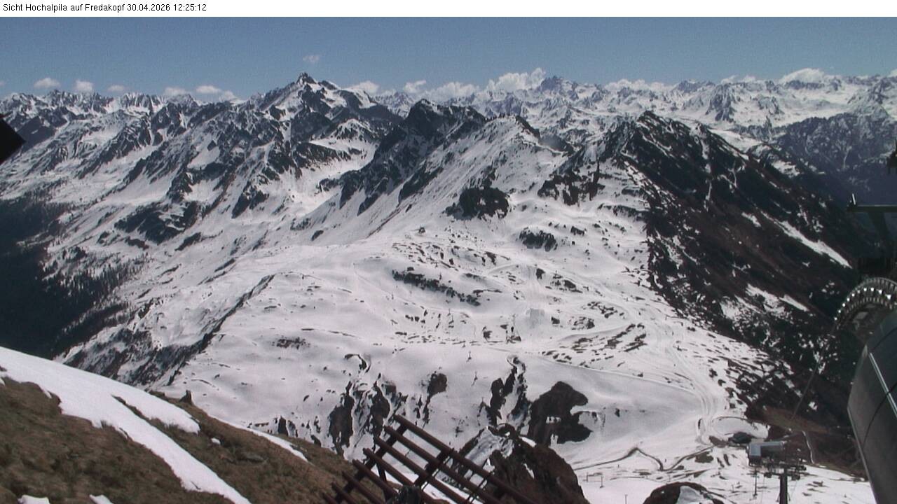 Archiv Foto Webcam Hochalpila Bahn in der Silvretta Montafon
