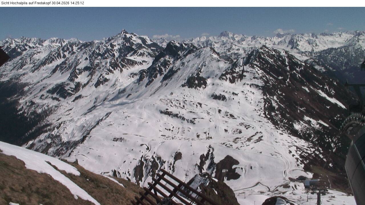 Archiv Foto Webcam Hochalpila Bahn in der Silvretta Montafon