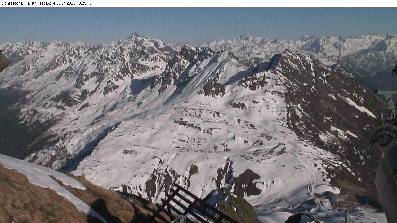 Archiv Foto Webcam Hochalpila Bahn in der Silvretta Montafon