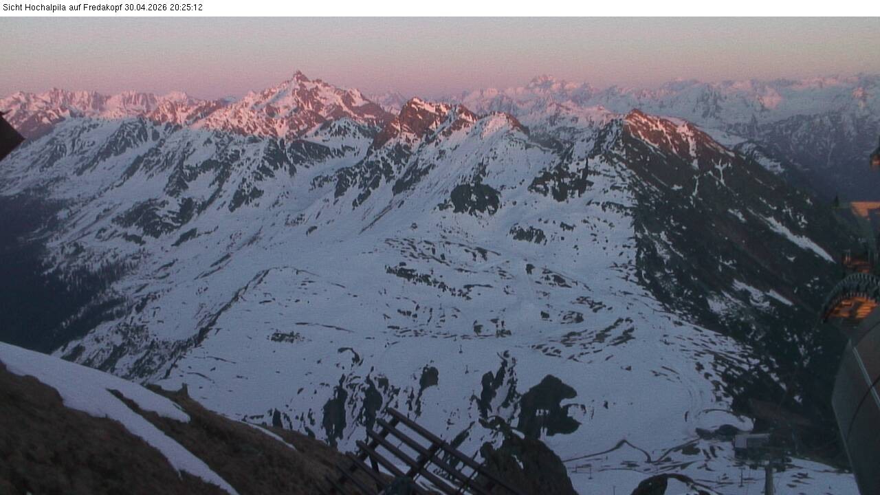 Archiv Foto Webcam Hochalpila Bahn in der Silvretta Montafon