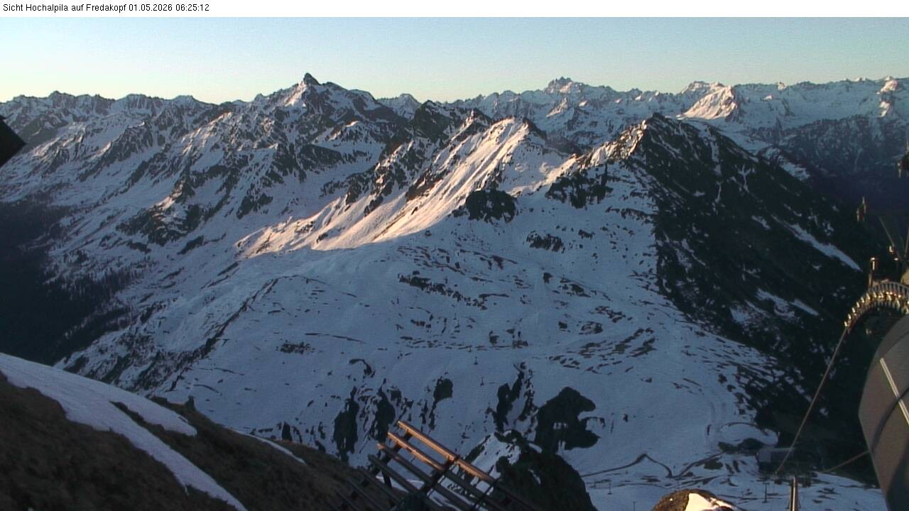 Archiv Foto Webcam Hochalpila Bahn in der Silvretta Montafon