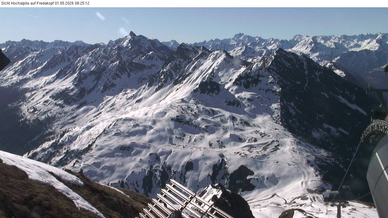 Archiv Foto Webcam Hochalpila Bahn in der Silvretta Montafon