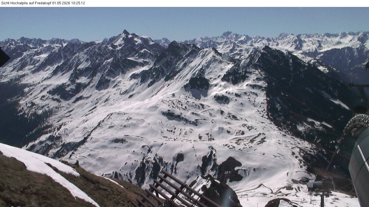 Archiv Foto Webcam Hochalpila Bahn in der Silvretta Montafon