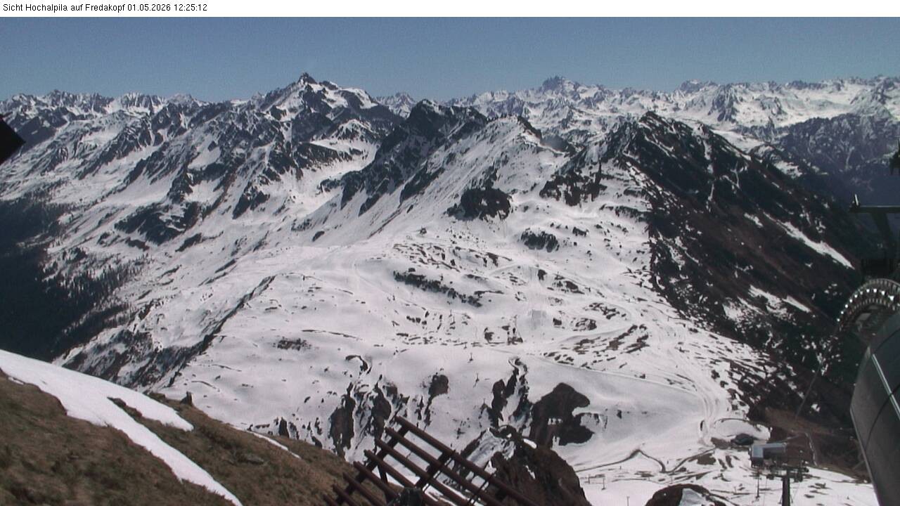 Archiv Foto Webcam Hochalpila Bahn in der Silvretta Montafon