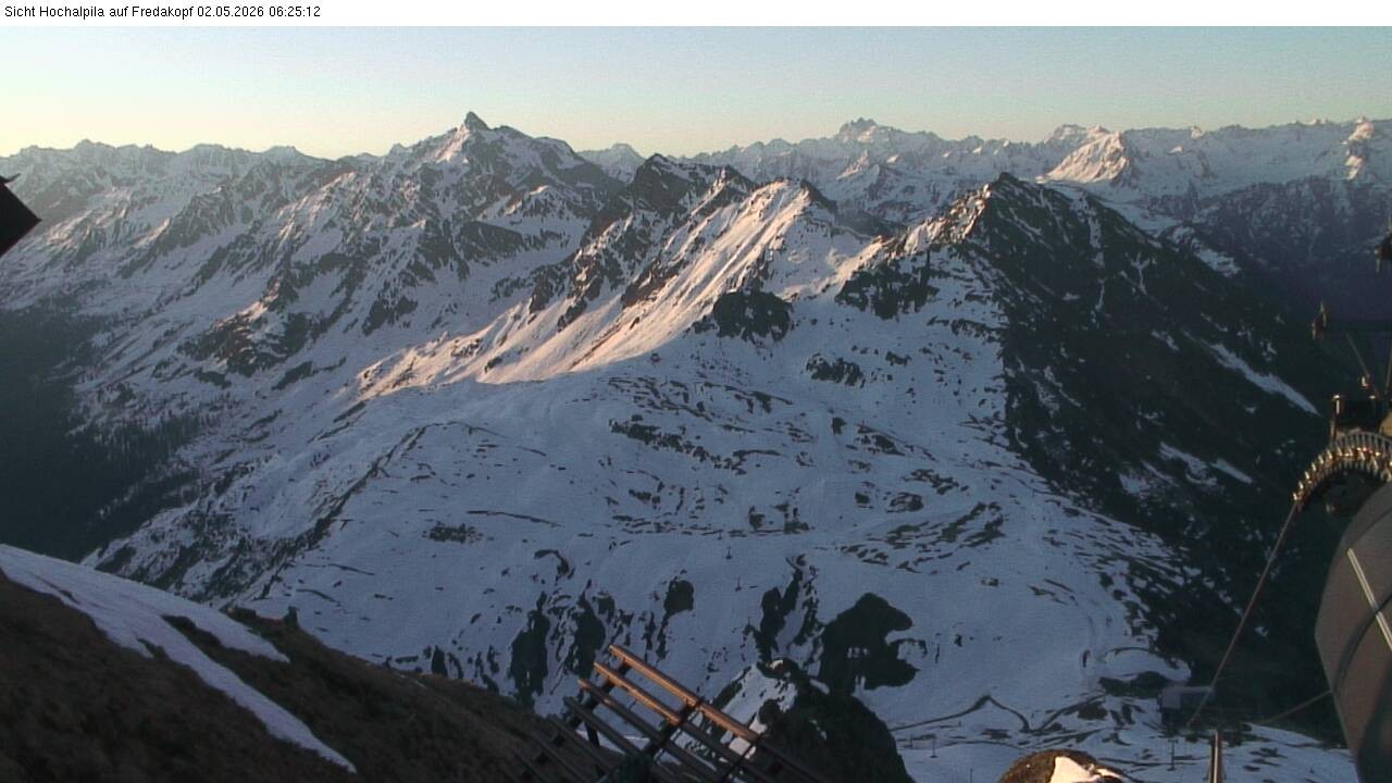 Archiv Foto Webcam Hochalpila Bahn in der Silvretta Montafon
