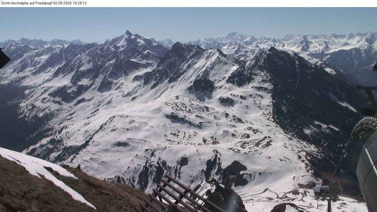 Archiv Foto Webcam Hochalpila Bahn in der Silvretta Montafon