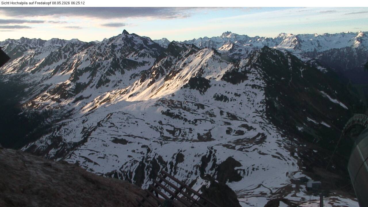 Archiv Foto Webcam Hochalpila Bahn in der Silvretta Montafon