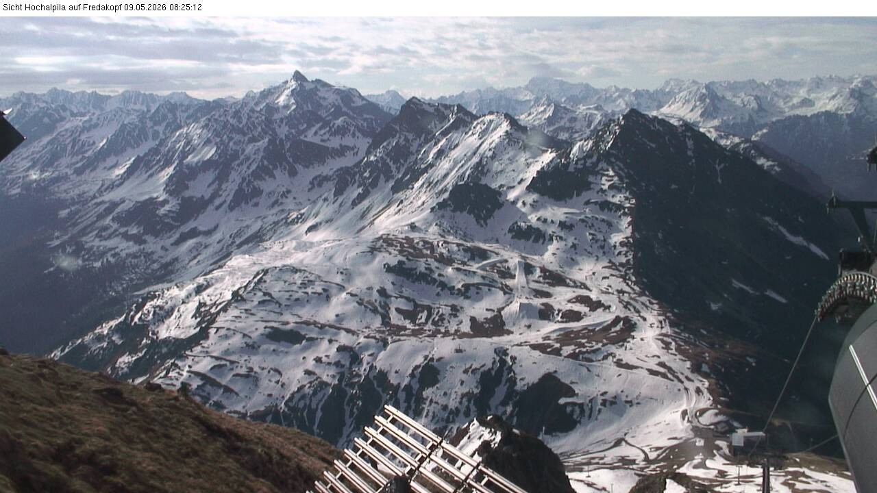 Archiv Foto Webcam Hochalpila Bahn in der Silvretta Montafon
