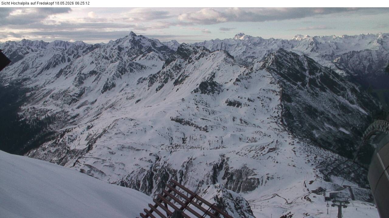 Archiv Foto Webcam Hochalpila Bahn in der Silvretta Montafon