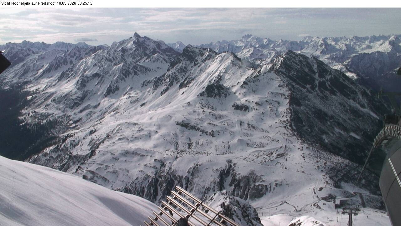 Archiv Foto Webcam Hochalpila Bahn in der Silvretta Montafon