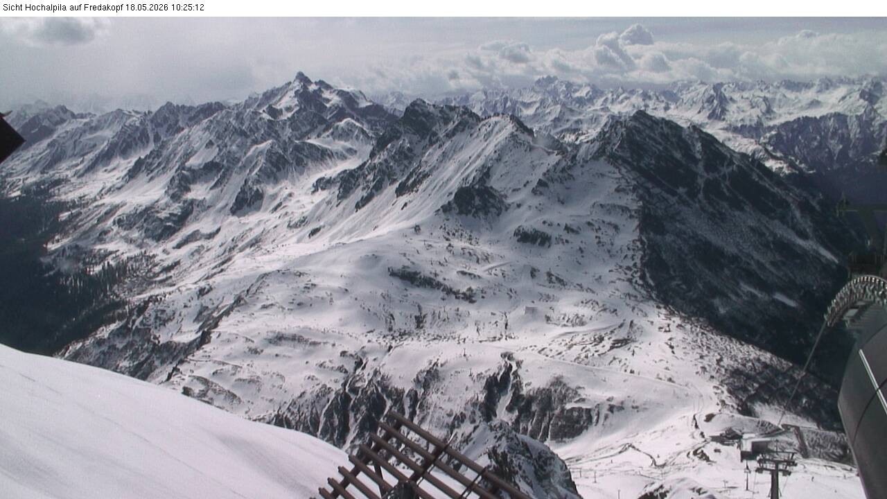 Archiv Foto Webcam Hochalpila Bahn in der Silvretta Montafon