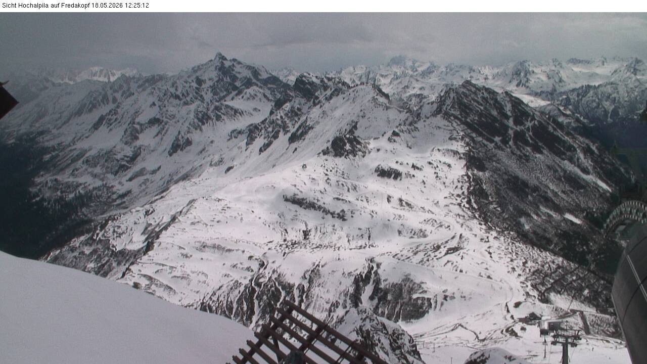 Archiv Foto Webcam Hochalpila Bahn in der Silvretta Montafon