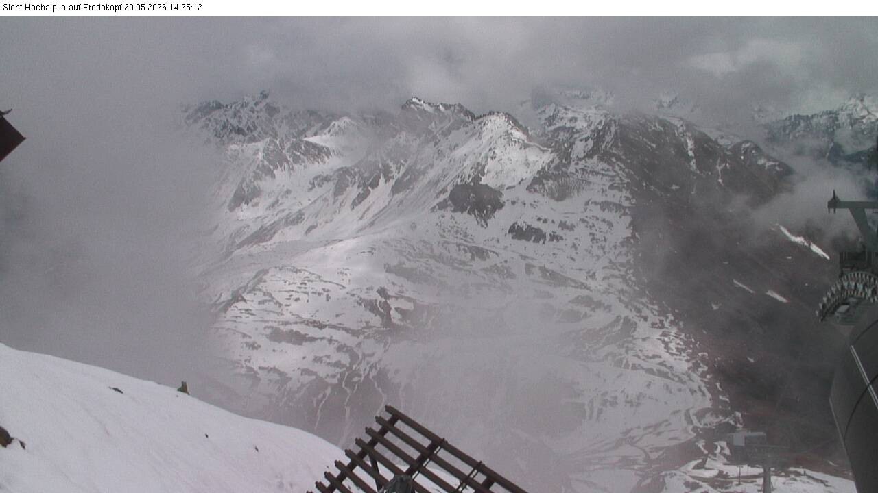 Archiv Foto Webcam Hochalpila Bahn in der Silvretta Montafon