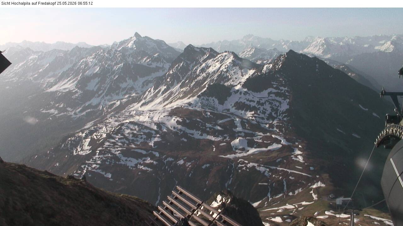 Archiv Foto Webcam Hochalpila Bahn in der Silvretta Montafon