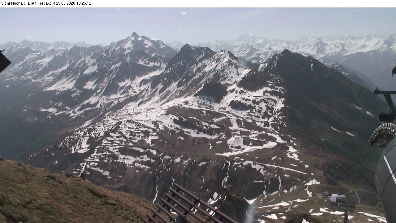 Archiv Foto Webcam Hochalpila Bahn in der Silvretta Montafon