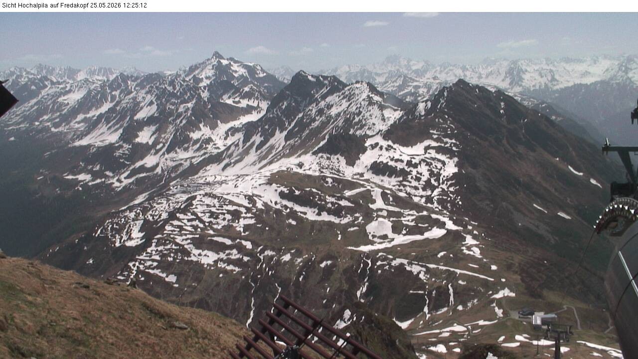 Archiv Foto Webcam Hochalpila Bahn in der Silvretta Montafon