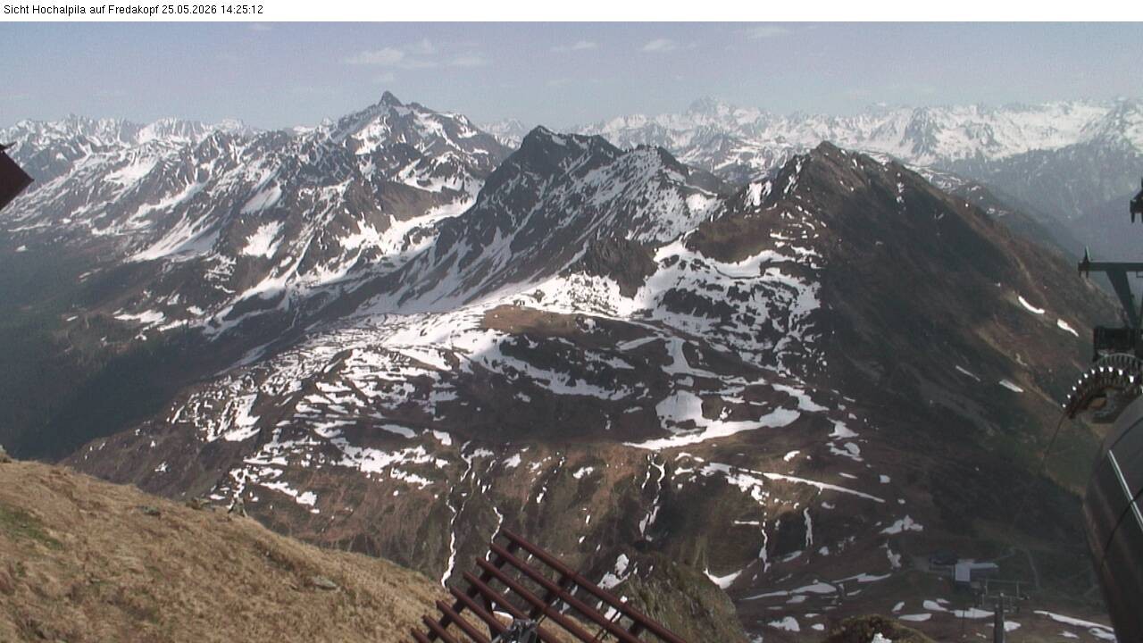 Archiv Foto Webcam Hochalpila Bahn in der Silvretta Montafon