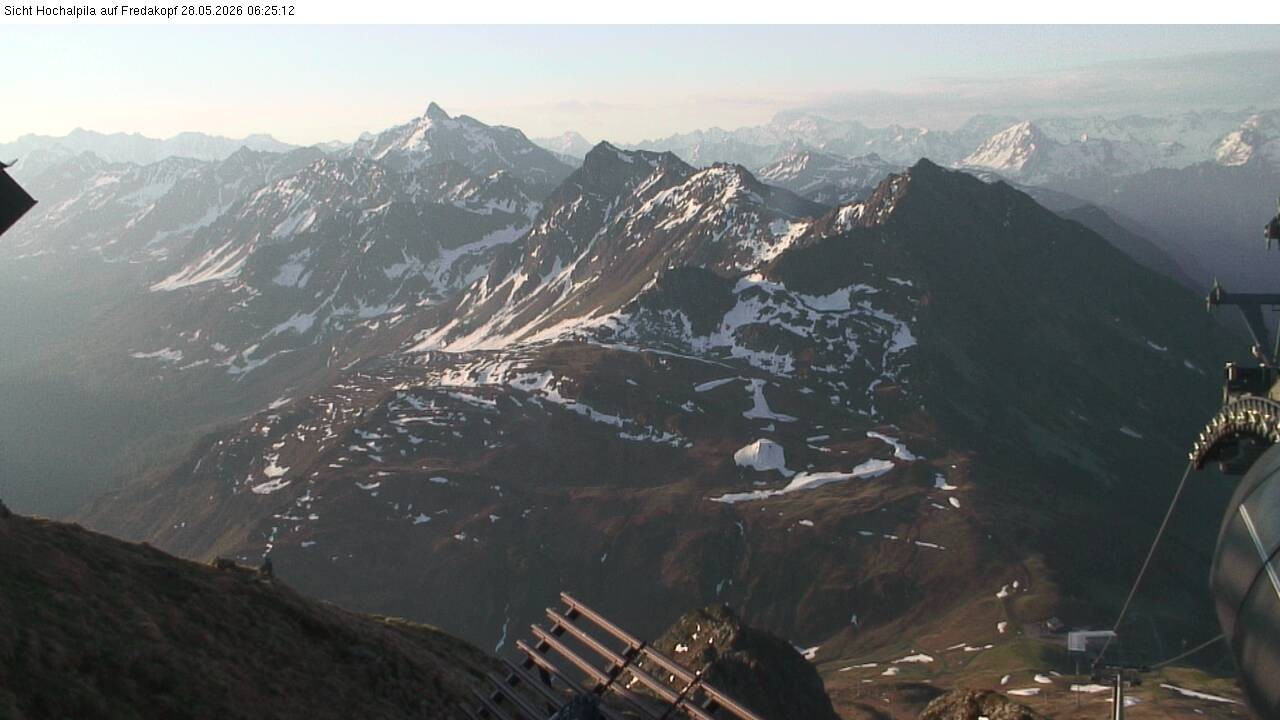 Archiv Foto Webcam Hochalpila Bahn in der Silvretta Montafon