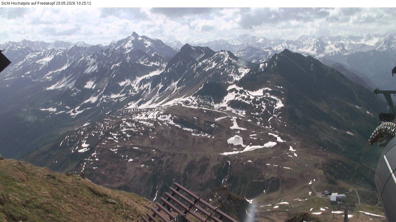 Archiv Foto Webcam Hochalpila Bahn in der Silvretta Montafon