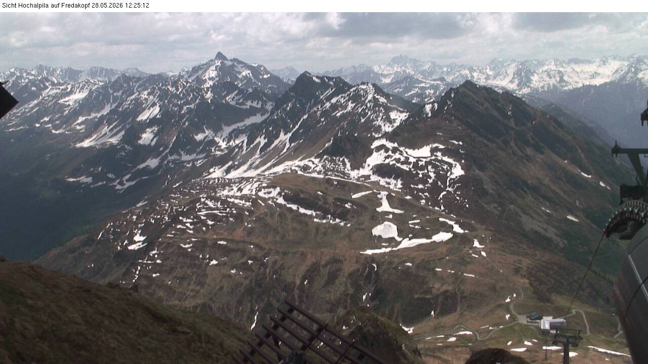 Archiv Foto Webcam Hochalpila Bahn in der Silvretta Montafon
