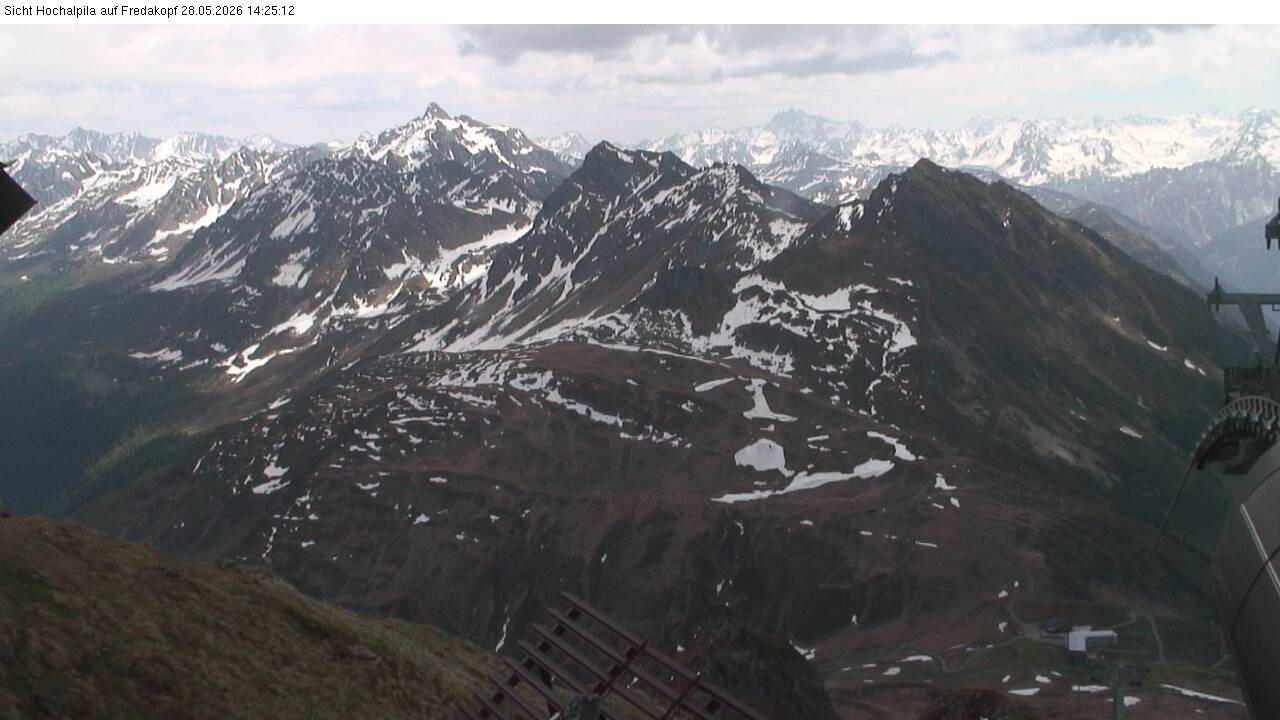 Archiv Foto Webcam Hochalpila Bahn in der Silvretta Montafon