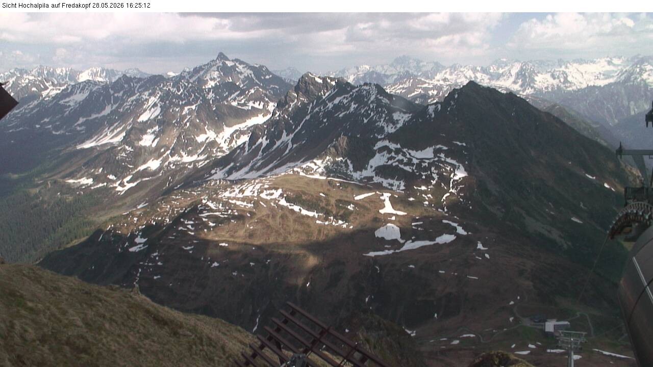 Archiv Foto Webcam Hochalpila Bahn in der Silvretta Montafon