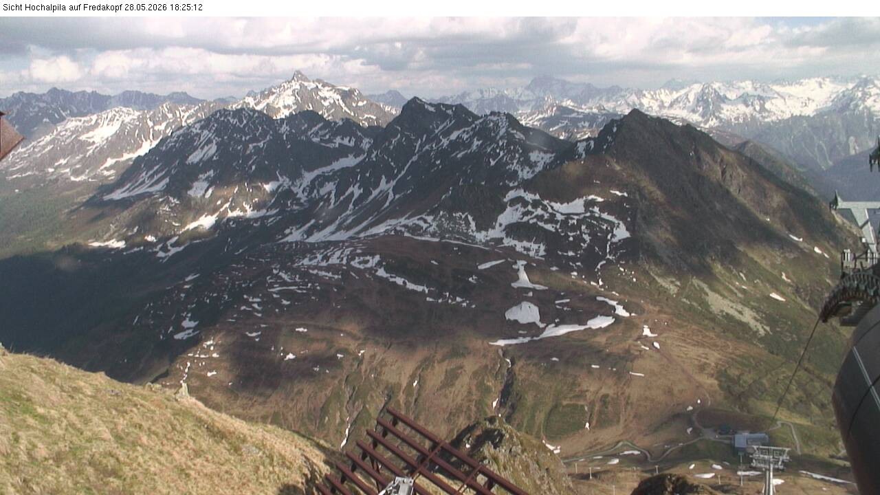 Archiv Foto Webcam Hochalpila Bahn in der Silvretta Montafon