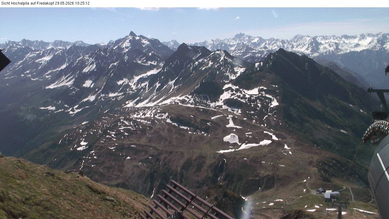 Archiv Foto Webcam Hochalpila Bahn in der Silvretta Montafon