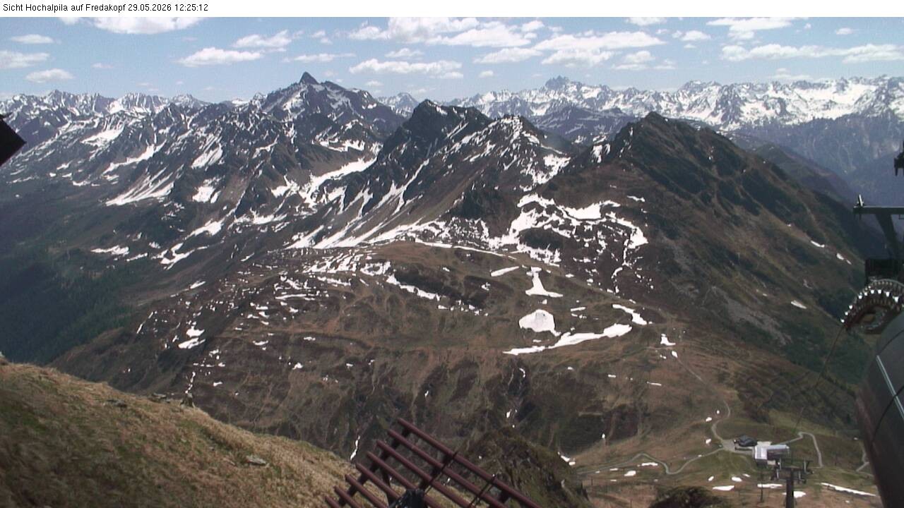 Archiv Foto Webcam Hochalpila Bahn in der Silvretta Montafon