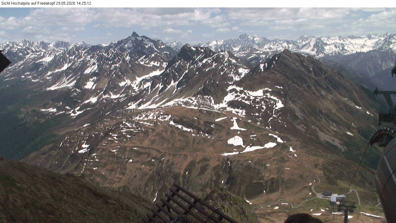 Archiv Foto Webcam Hochalpila Bahn in der Silvretta Montafon