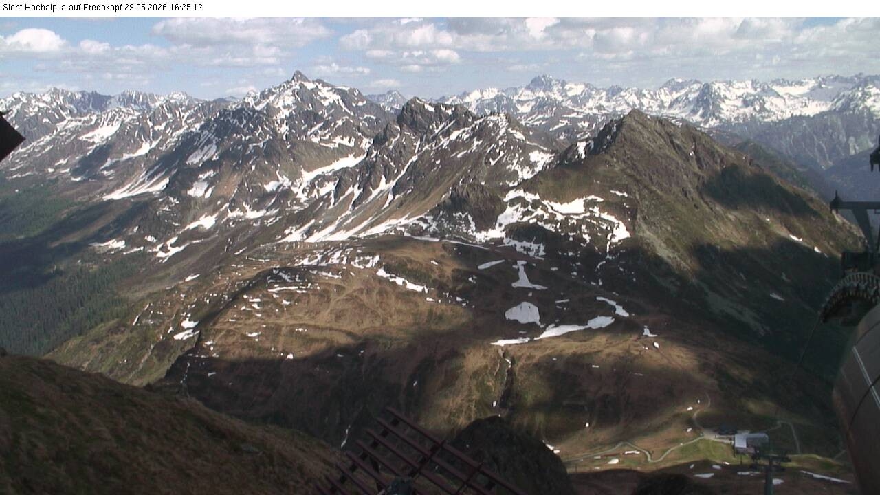 Archiv Foto Webcam Hochalpila Bahn in der Silvretta Montafon