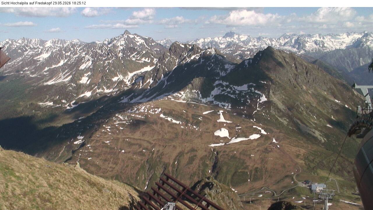 Archiv Foto Webcam Hochalpila Bahn in der Silvretta Montafon