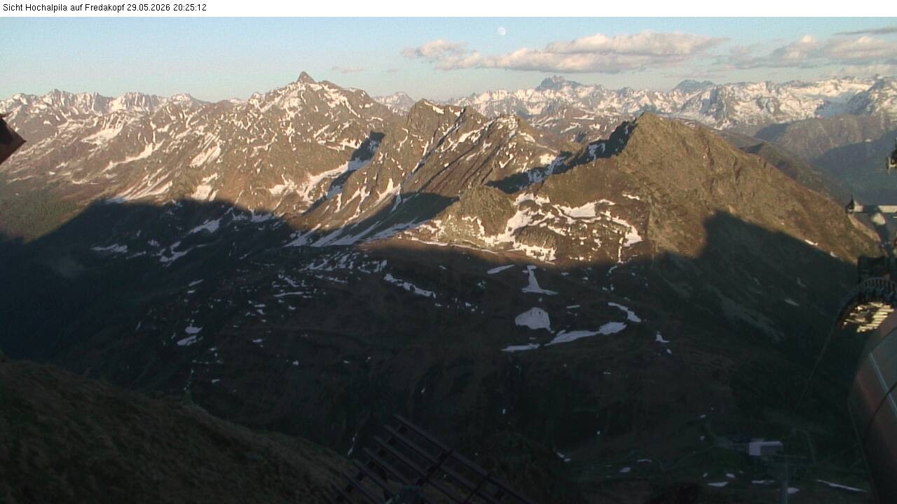 Archiv Foto Webcam Hochalpila Bahn in der Silvretta Montafon