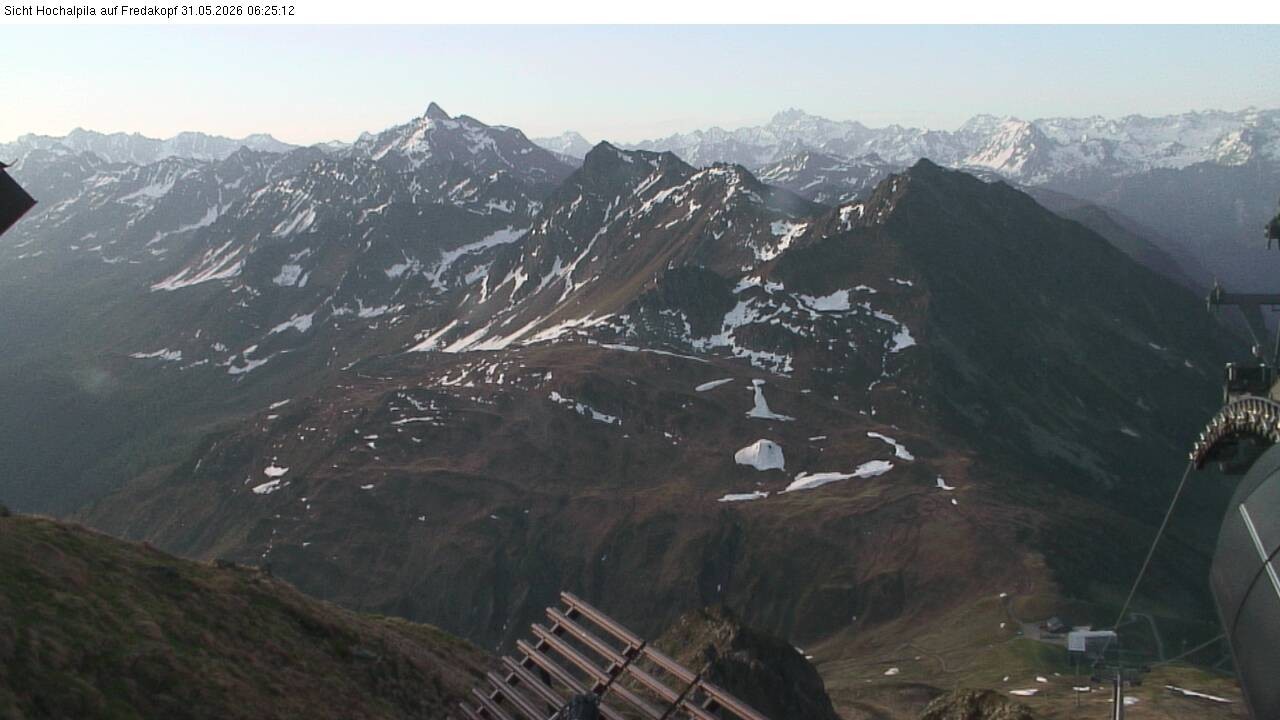 Archiv Foto Webcam Hochalpila Bahn in der Silvretta Montafon