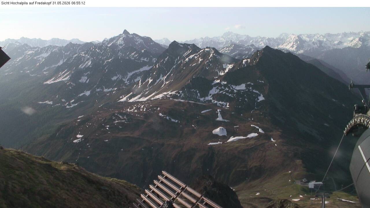 Archiv Foto Webcam Hochalpila Bahn in der Silvretta Montafon