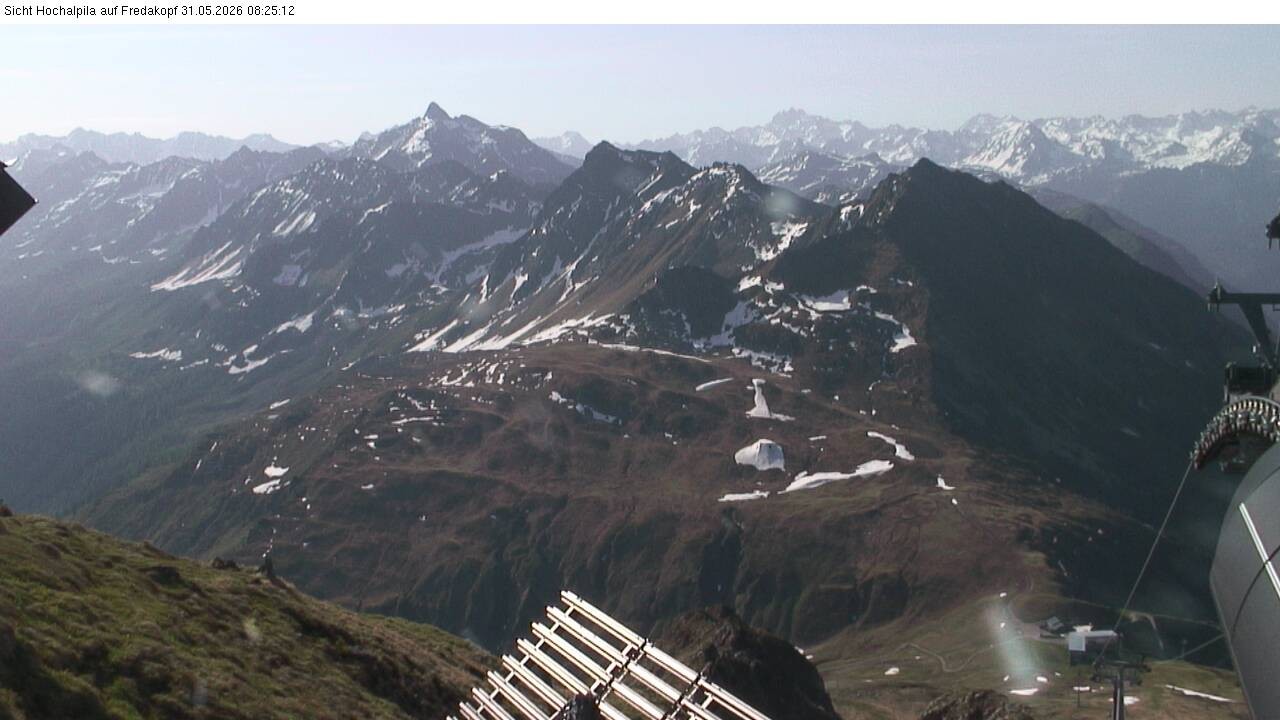 Archiv Foto Webcam Hochalpila Bahn in der Silvretta Montafon