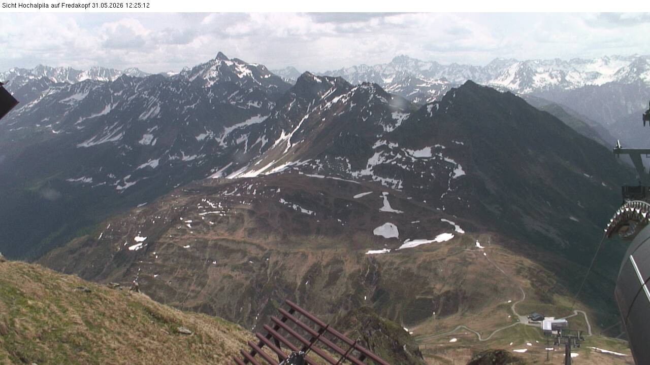Archiv Foto Webcam Hochalpila Bahn in der Silvretta Montafon