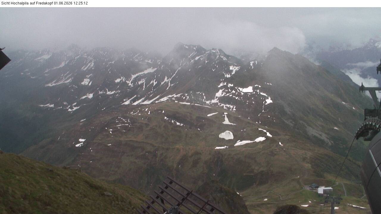 Archiv Foto Webcam Hochalpila Bahn in der Silvretta Montafon